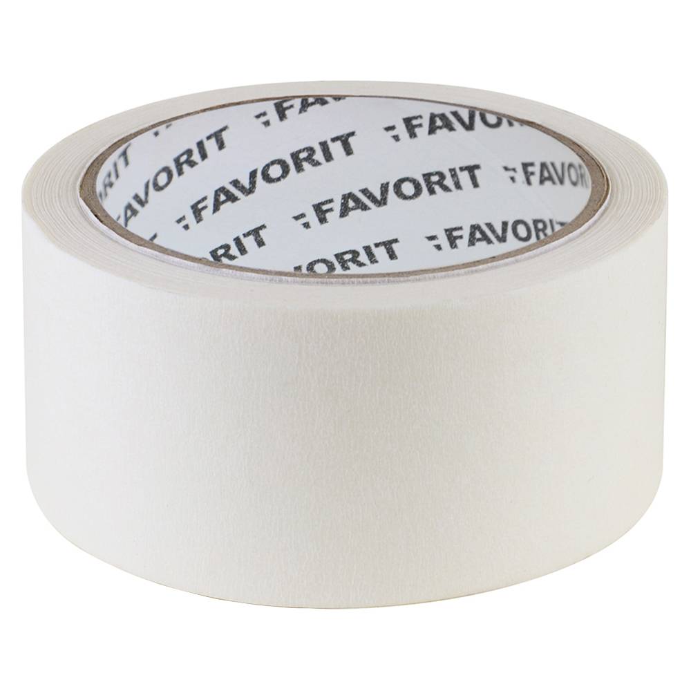 Стрічка клейка паперова для вікон 48 мм х 50 м Favorit | 10-259