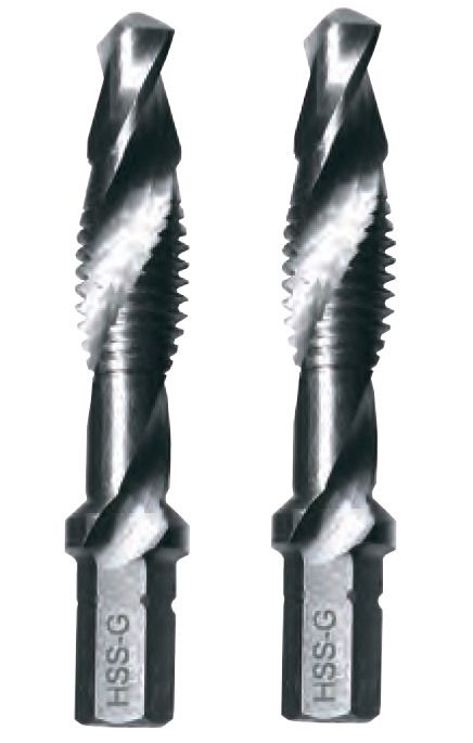 Heller Метчик комбинированный М5х0,8; HSS-G; QUICKBIT; для сквозных отверстий; L-41 мм