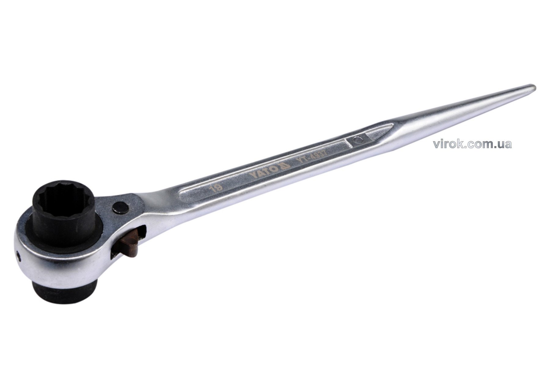 YATO Ключ торцевий YATO з тріщаткою : M= 19x22 мм, L= 315 мм  | YT-4937