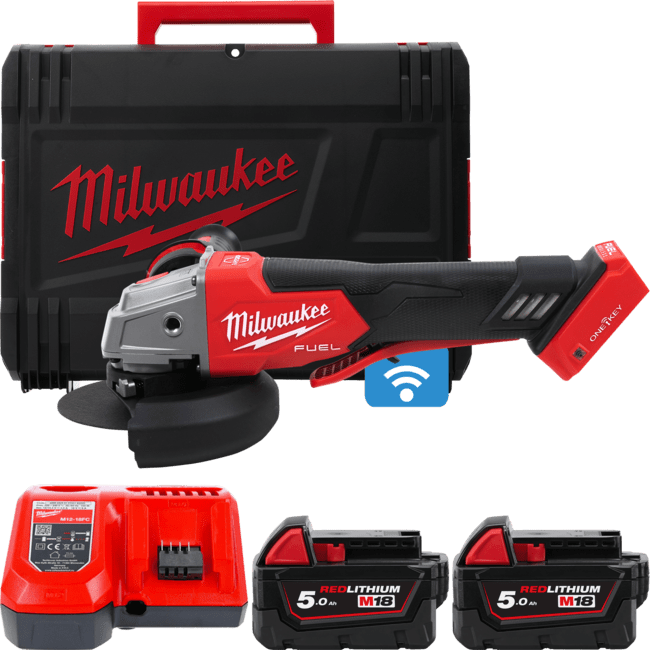 MILWAUKEE Углошлифовальная машина 125 мм M18 ONEFSAG 125XPDB-502X FUEL 4933478435 | 4933478435