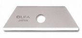 Лезвие OLFA RSKB-2/5 17.5х49х0.6мм. 5шт; трапециевидное безопасное SK-3, SK-4, SK-5, UTC-1