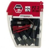 Milwaukee Бита для шуруповерта PZ2 (длина 25мм, 25 шт) // 4932352553