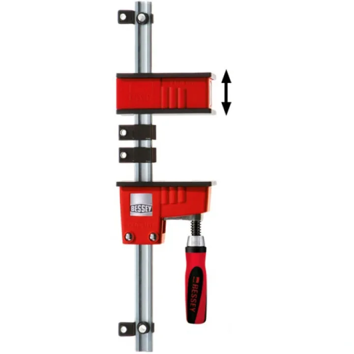 BESSEY Струбцина корпусная REVO KRV 1500х95 мм, Разжимы 260-1610 мм, усилия до 7000 Н, 4.25 кг.