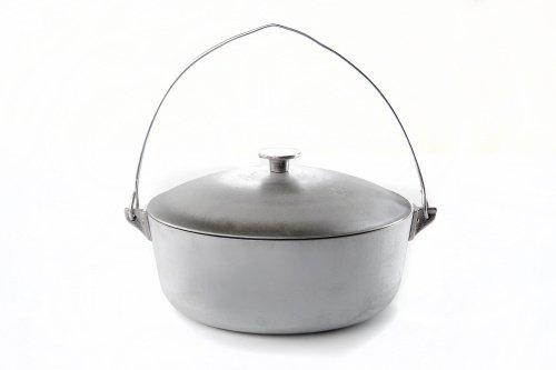 Котел алюминиевый с крышкой и дужкой 255мм 4л СИЛА
