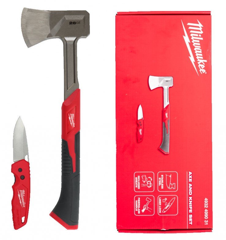 MILWAUKEE Набір ручних інструментів, ніж та сокира | 4932499031
