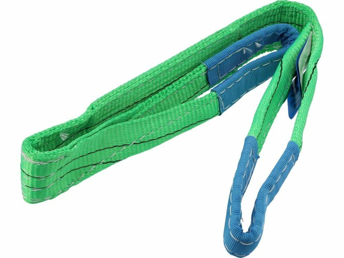 VOREL Строп пасовий з поліестеру 2 петлі по 30 см, заг. l=1 м, шир.- 60 мм, макс. навантаж- 2 т  | 8