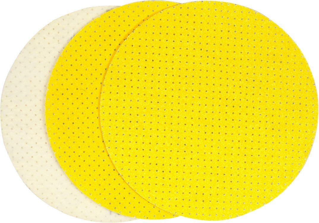 YATO Диск шліфувальний перфорований на липучці по штукатурці до шліфмашини YATO: G60, Ø= 225мм, 3 шт