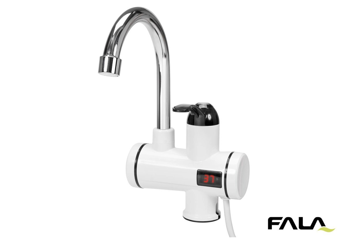 FALA Нагрівач води стояк з LCD-дисплеєм мереж. KALTA-1 : 3кВт, до 60°С, тиск 0.1-0.6 МПа, каб.- 1.2м