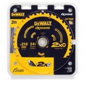 Диск пилковий DeWALT, EXTREME, розмір 210 х 30 мм, кількість зубів 24-ATB | DT20432