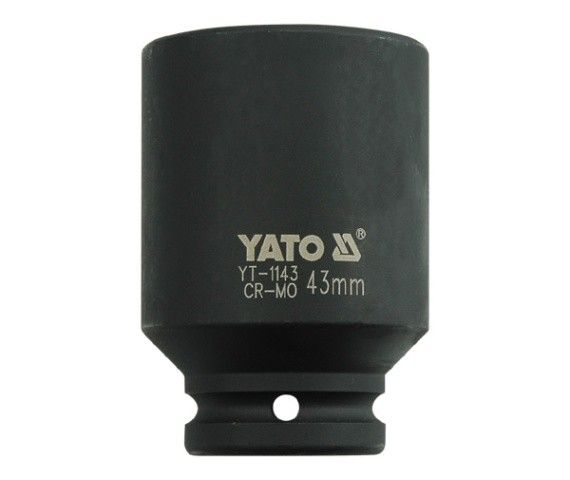 YATO Головка торцева ударна 6-гранна YATO : подовжена, квадрат 3/4", М= 43 мм, L= 90 мм  | YT-1143