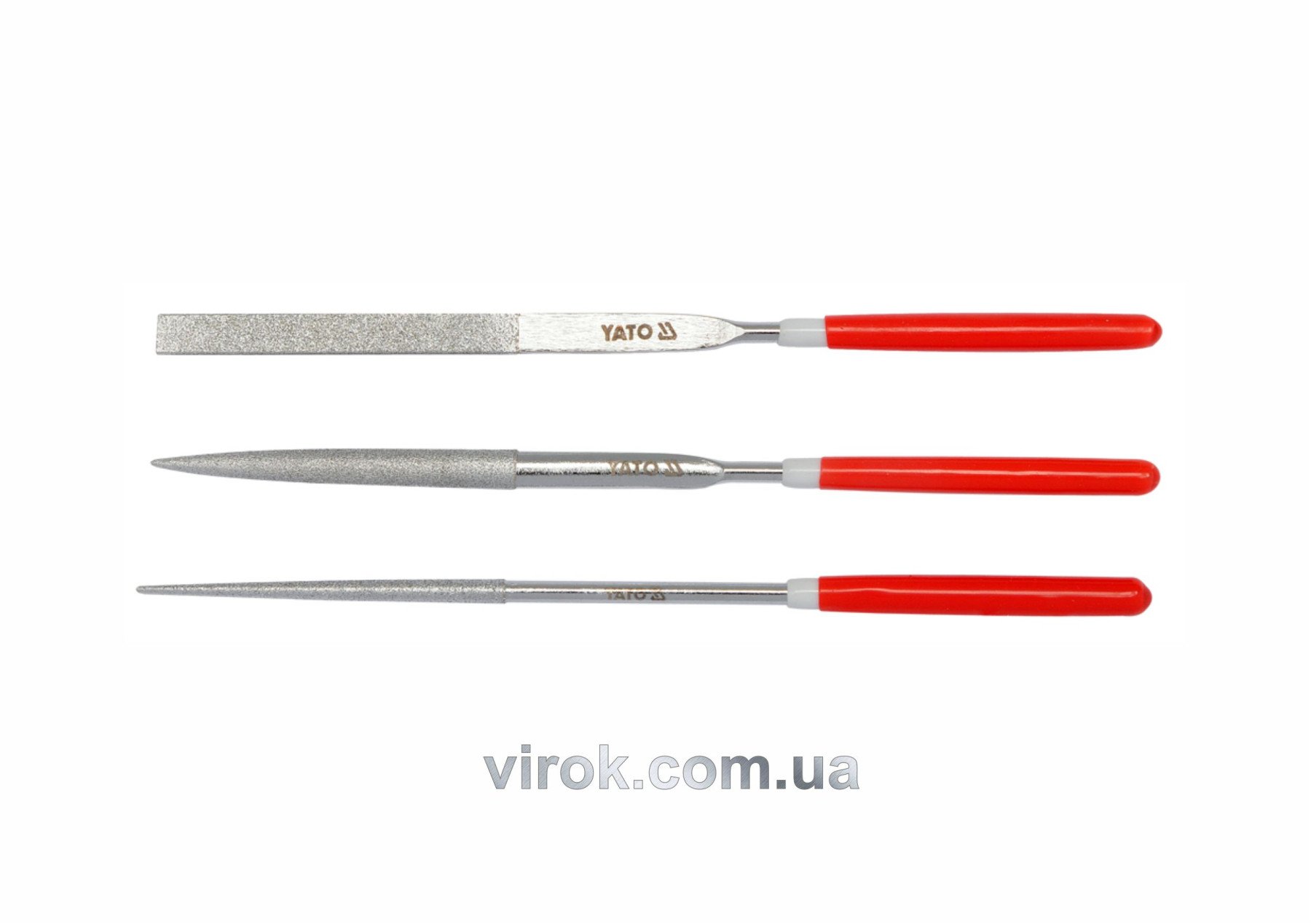 YATO Надфіль алмазний YATO Набір 3пр. 3х140х50мм  | YT-6143
