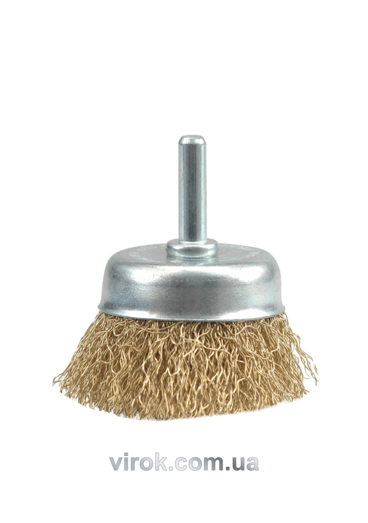 VOREL Щітка - крацовка ЧАШКА з стержнем Ø-75мм  | 06988
