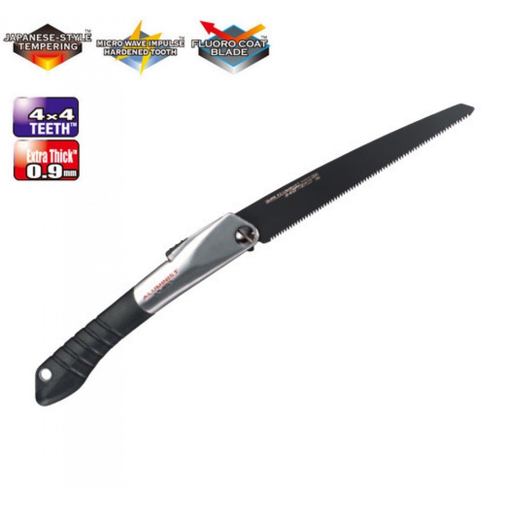 TAJIMA Aluminist® G-Saw Складная ручная пила, фторопластовое покрытие, лезвие 210мм, ALOR210