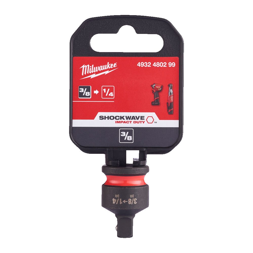 MILWAUKEE Адаптер для головок-ShW 3/8 квадрат-1/4 квадрат ударный  | 4932480299