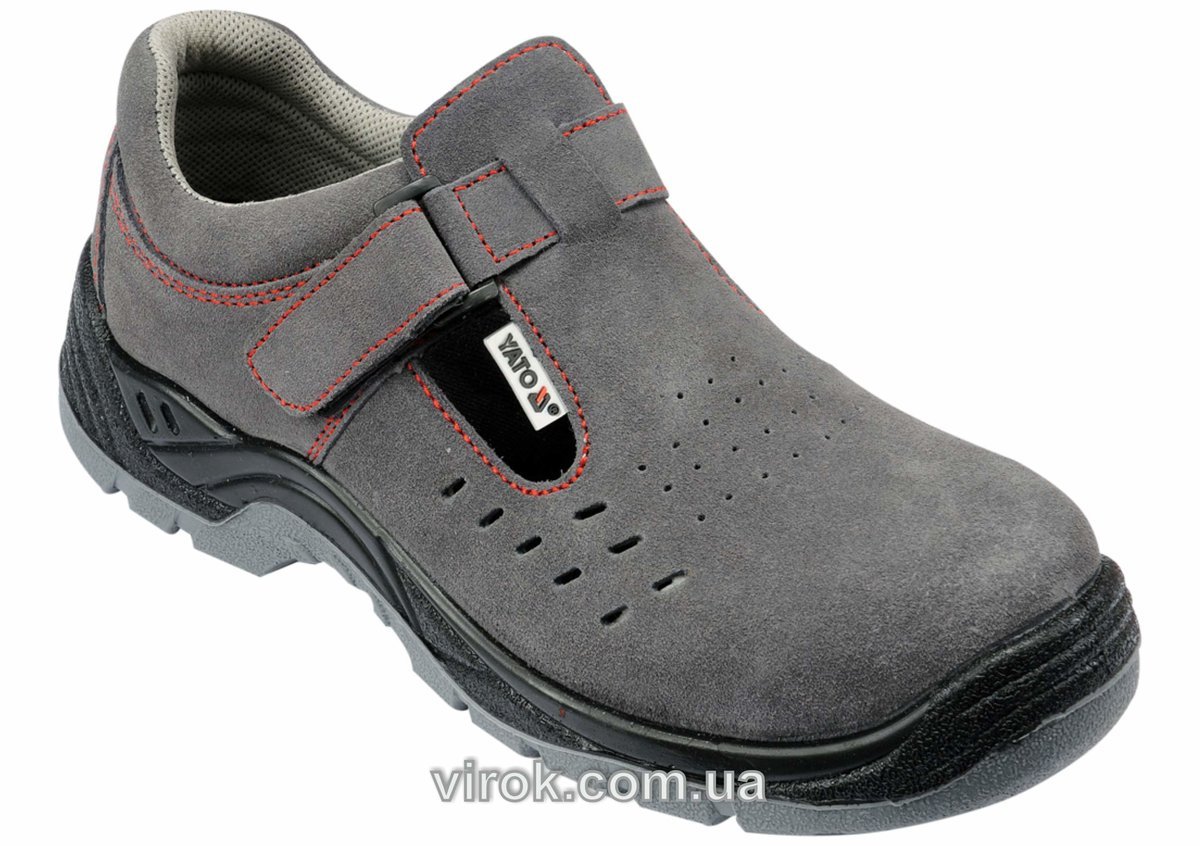 YATO Сандалі робочі шкіряні з поліуретановою підошвою; модель SEGURA, розм. 39  | YT-80463