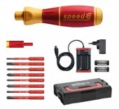 WIHA 41912 Электрическая отвертка, комплект 2, speedE® с насадками