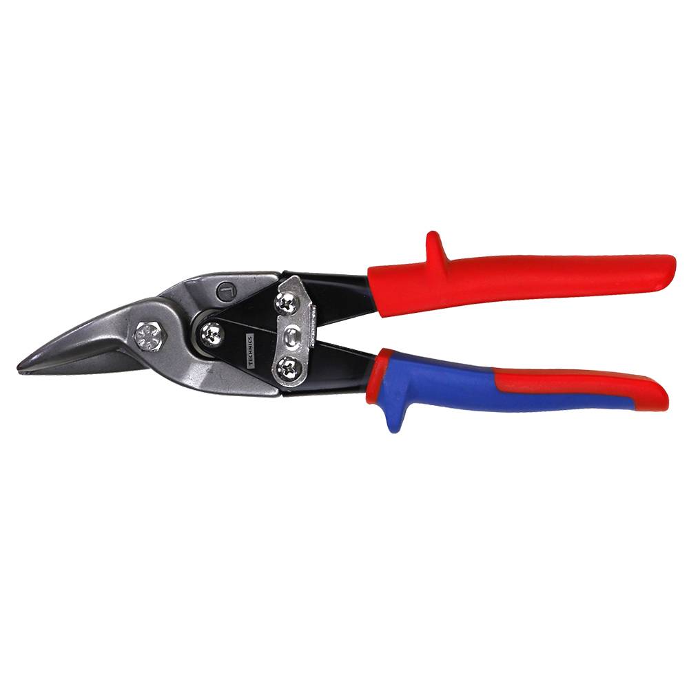 Ножиці по металу з лівим різом, Cr-V, 250мм, Master Technics | 45-020