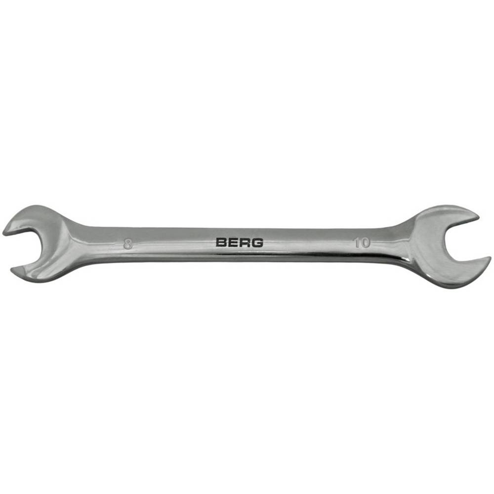 Ключ ріжковий двосторонній Cr-V 8x10мм Berg | 48-102