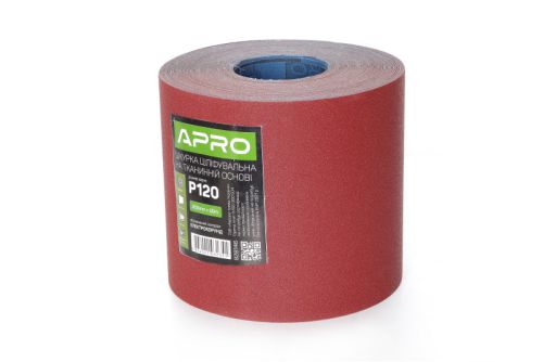 Бумага шлифовальная APRO P180 рулон 200мм*50м (тканевая основа)