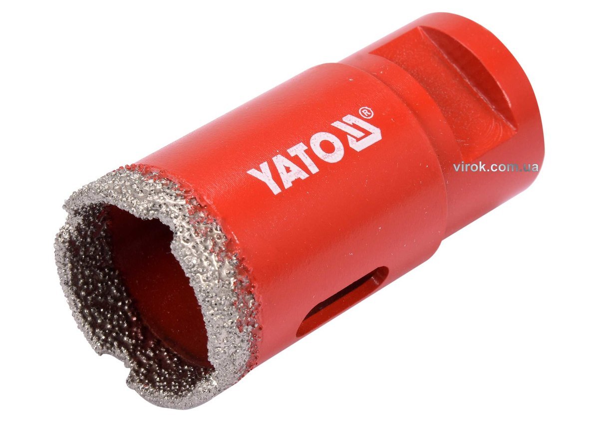 YATO Свердло по кераміці і гресу в сух. і мокр YATO: Ø=30мм з алмаз пругом до шліфмашин. кріплен-М14