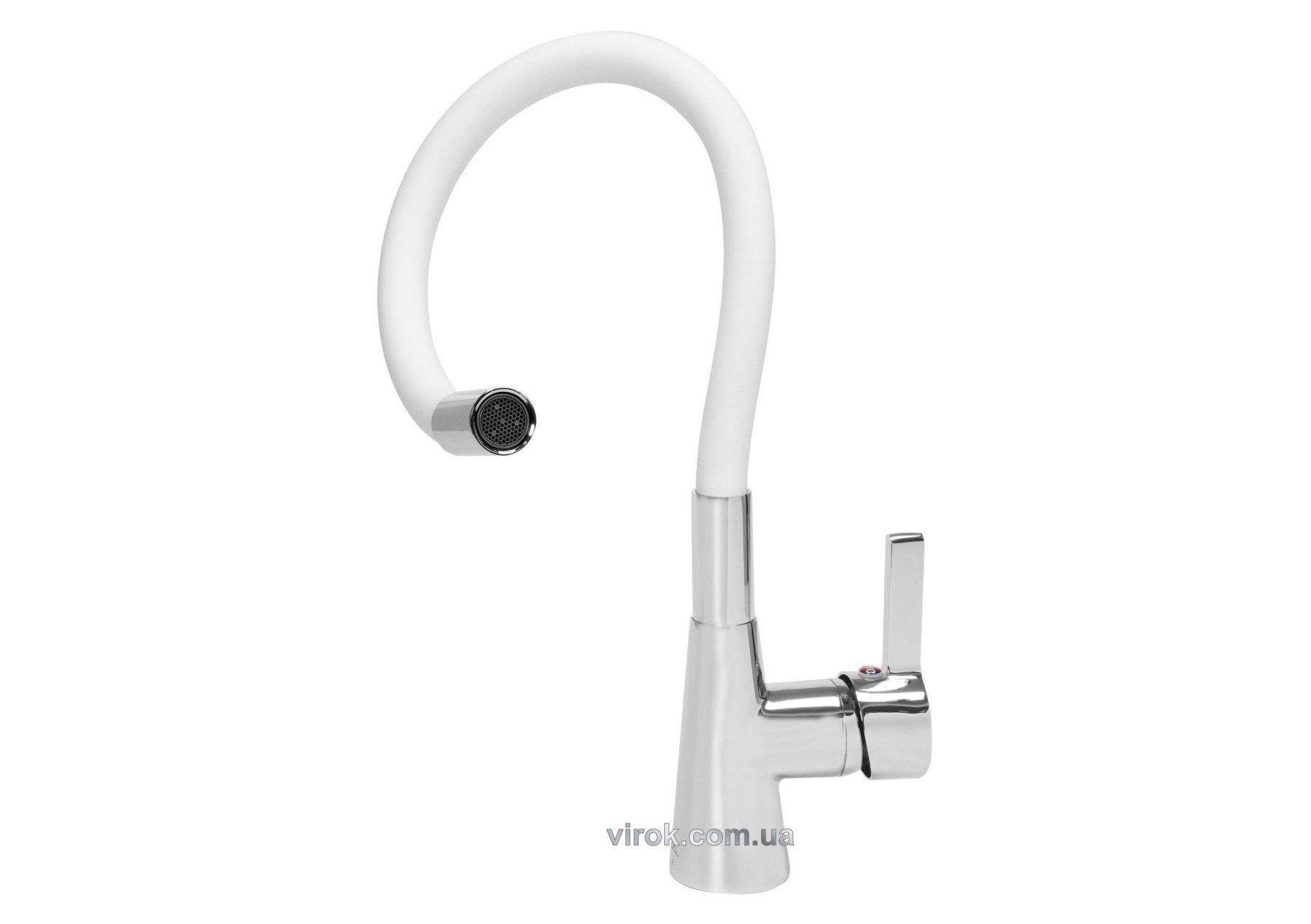 FALA Змішувач води "FLEXIBLE" для раковини з гнучкою білою лійкою  | 75706