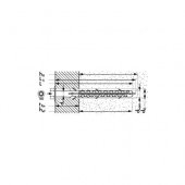MUNGO MBK - STB 10 * 100 Дюбель фасадный с бортиком со стопорным шурупом с пресс-шайбой HEX