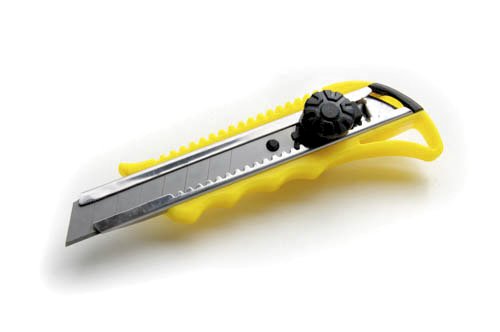 Нож выдвижной 18мм винтовой замок СИЛА