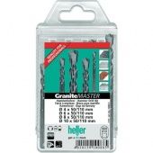 Heller Набор буров Granite Master SDS-plus 4, 2x6; 8; 10/110 мм