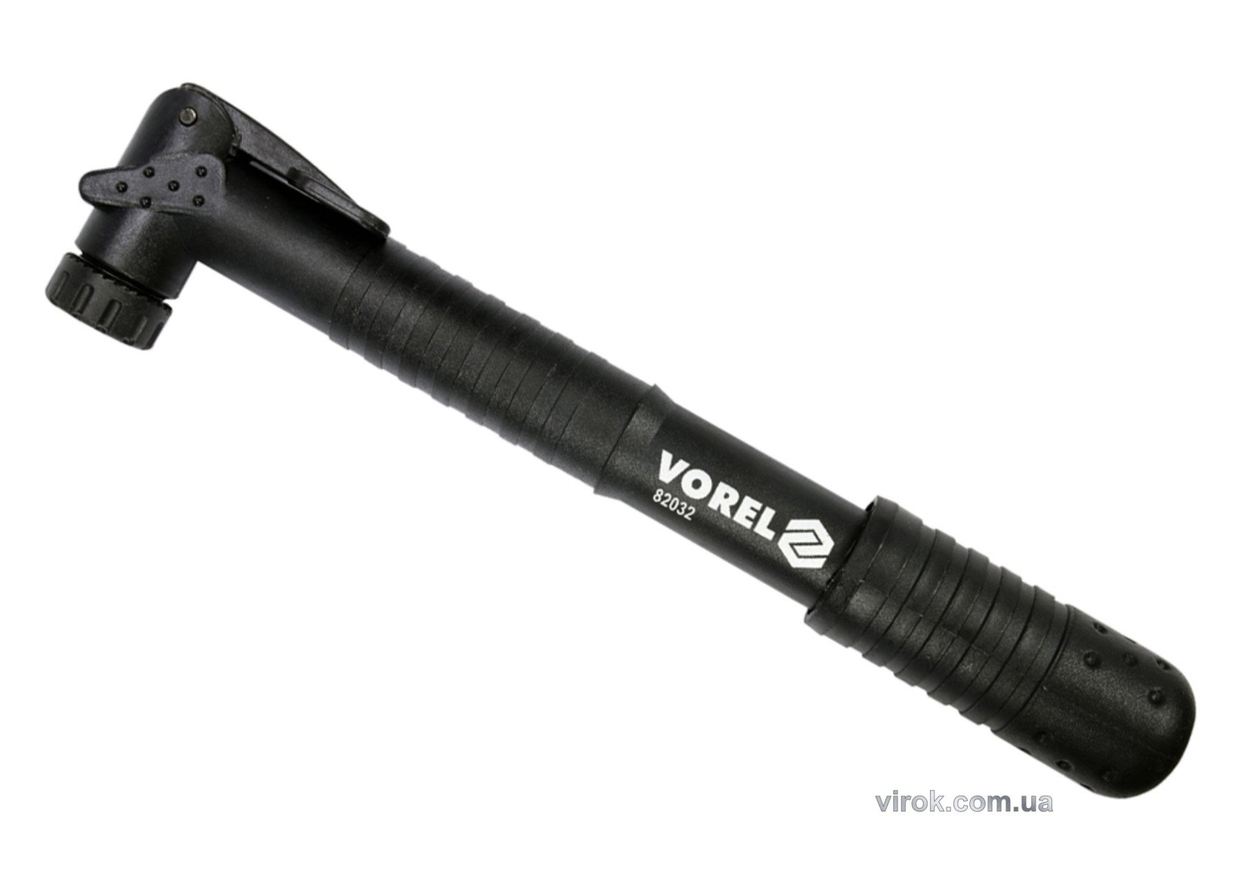 VOREL Насос ручний для велосипеда, в пластиковому корпусі  | 82032
