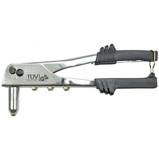 VOREL Заклепочник з металевим хромованим корпусом, l=250мм, Ø-2,4/3,2/4,0/4,8  | 70023