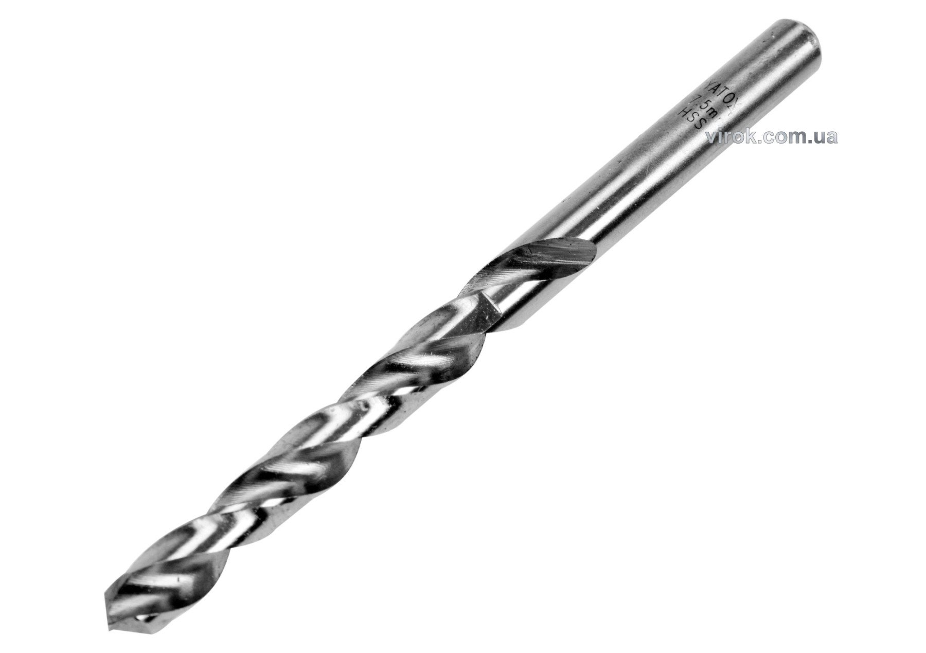 YATO Свердло по металу YATO HSS 4241 PREMIUM, Ø=7,5х110мм до. нержавіючої і високолегов. сталі, литв