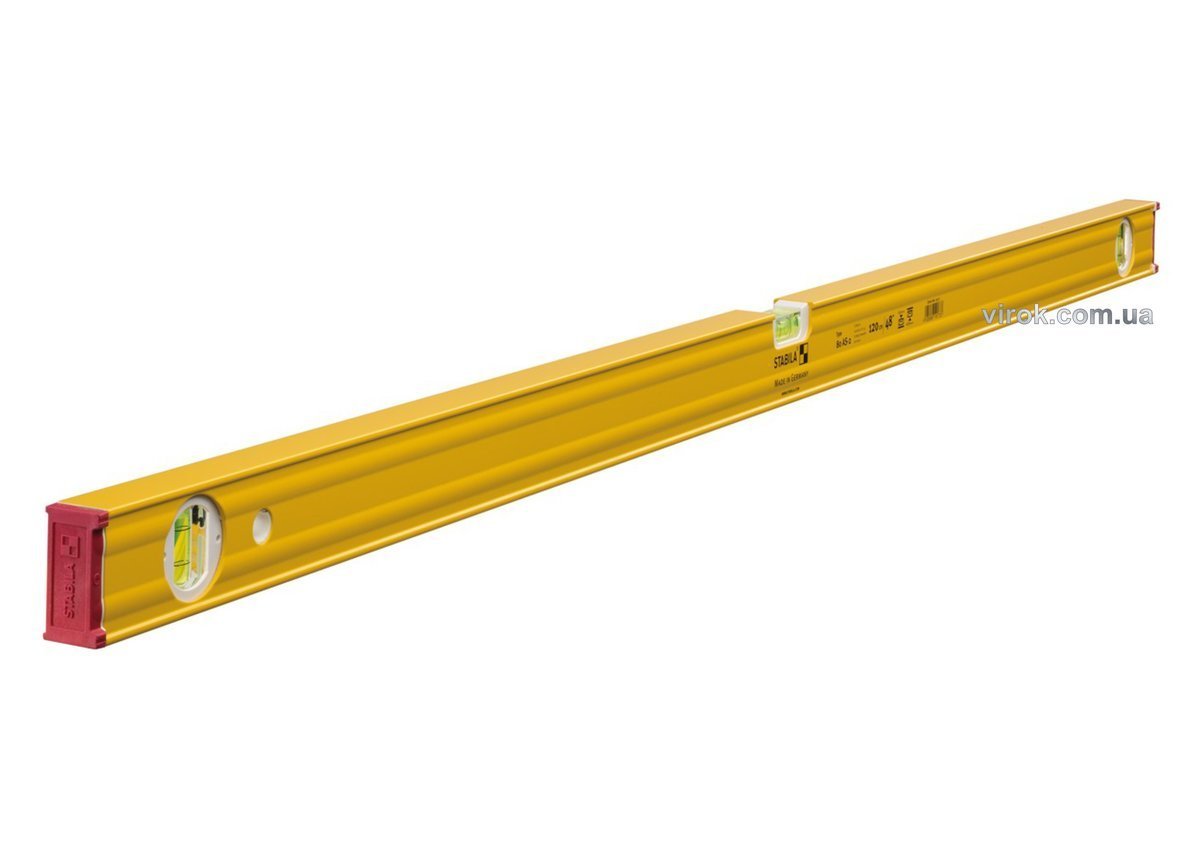 STABILA Рівень Type 80 AS-2 : L= 100 см, 3 капсули. ударостійкий профіль (ребр.жостк) ковпачки | 191