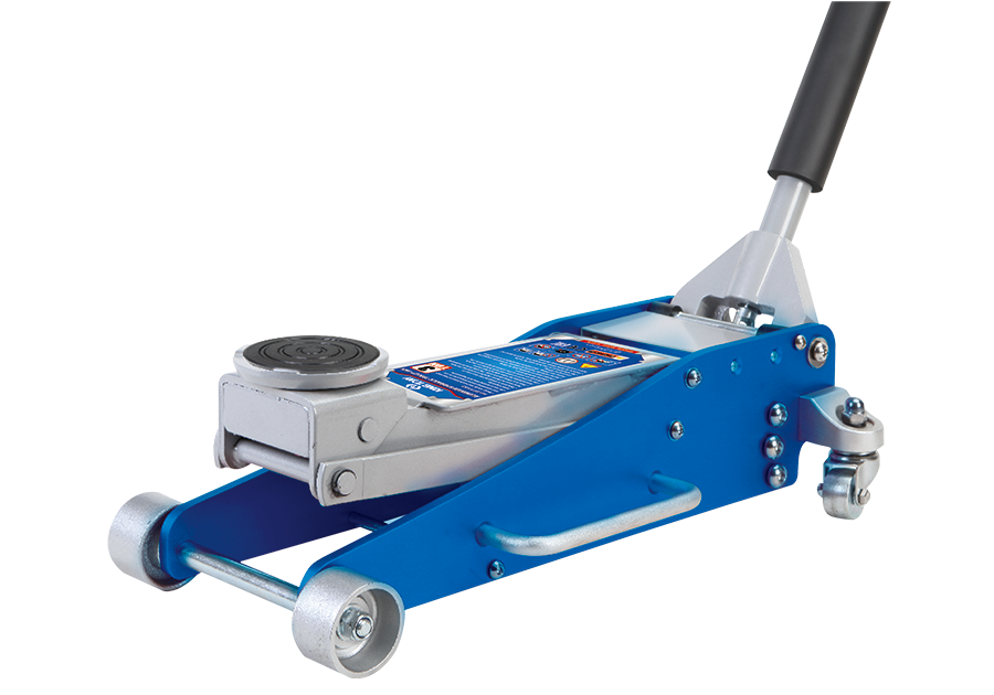 KING TONY Домкрат алюминевый 3т алюминевый (100-465mm) | 9TY153-03A-B