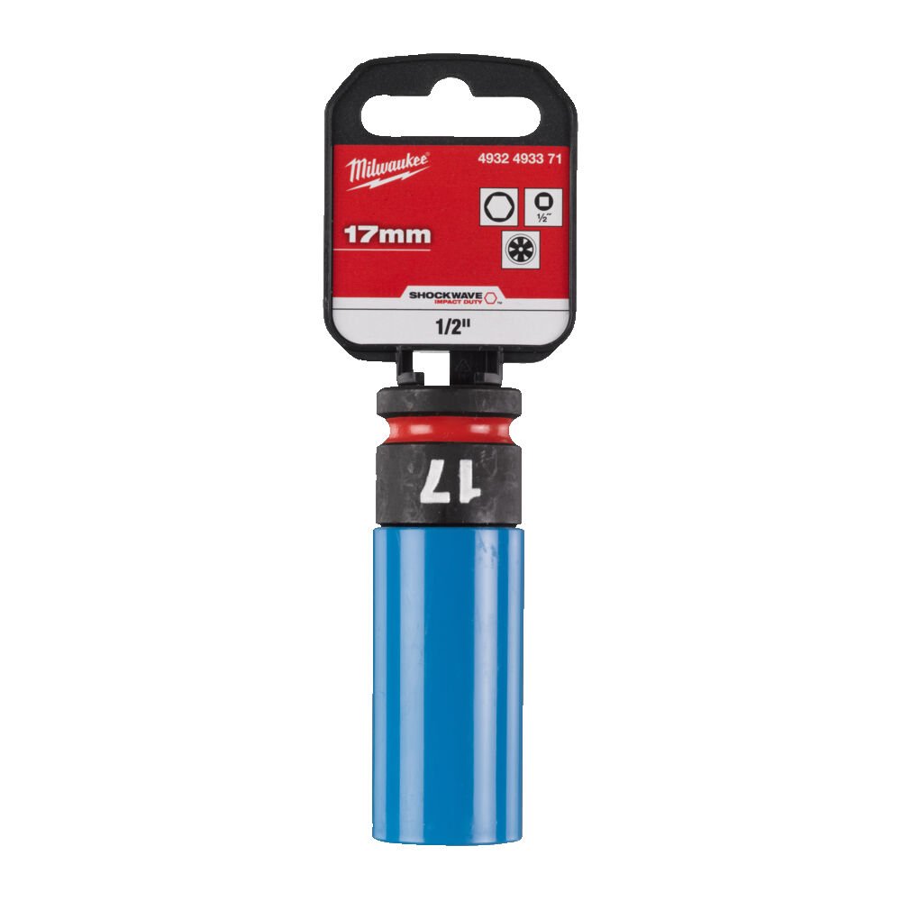 MILWAUKEE Головка ShW 1/2'' Automotive подовжена, 17мм | 4932493371