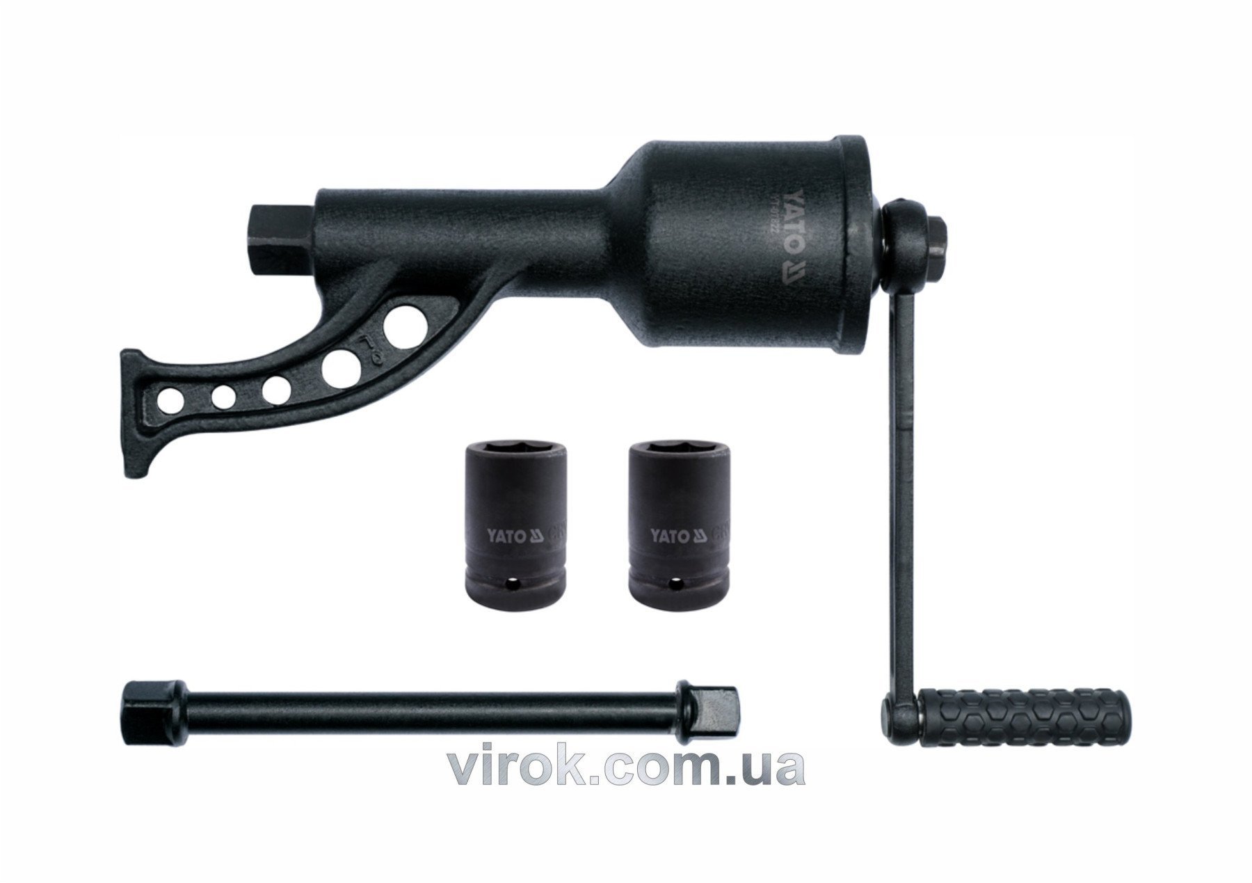 YATO Вороток з редуктором YATO : квадрат 1", F= 5800 Нм, L= 380 мм  | YT-07822