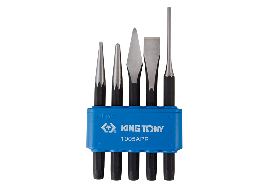 KING TONY Набор кернов и зубил, 5 предметов | 1005APR