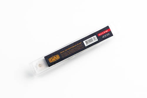 Лезвие сегментированное 9мм 0,4мм СИЛА