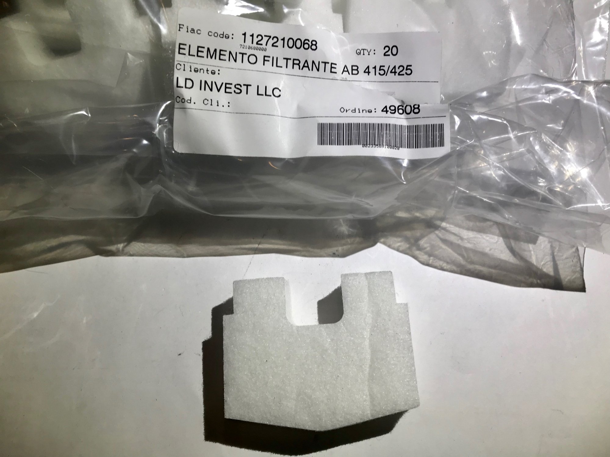 FIAC Фильтр патрон АВ415/АВ515/АВ425/АВ525 | 1127210068