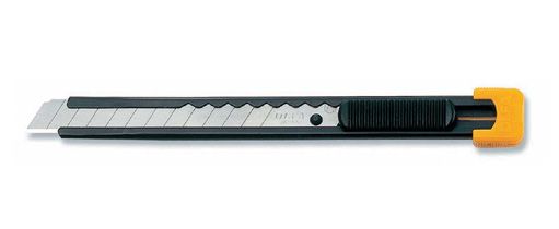 Нож OLFA S с выдвижным лезвием, металлический корпус, 9мм