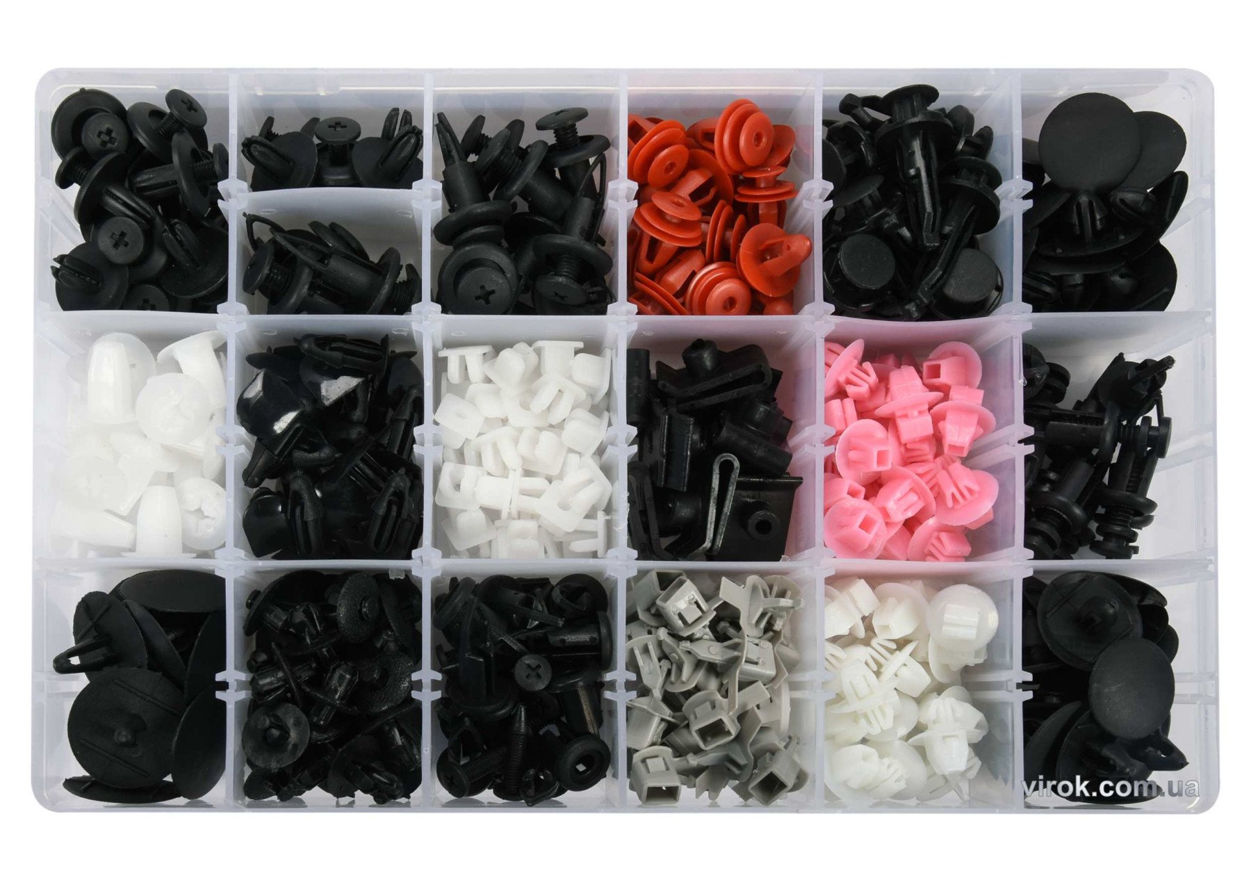 YATO Шпинки для автосалоної обшивки TOYOTA/LEXUS YATO, різні, 18 типорозмірів, 360 шт.  | YT-06650