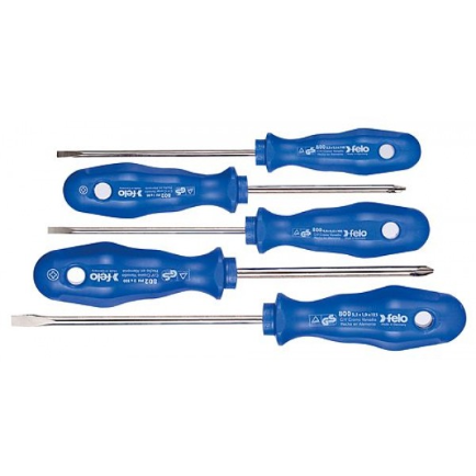 FELO Набор отверток слесарных SL / PH хром-ванадиевая сталь // 80095198