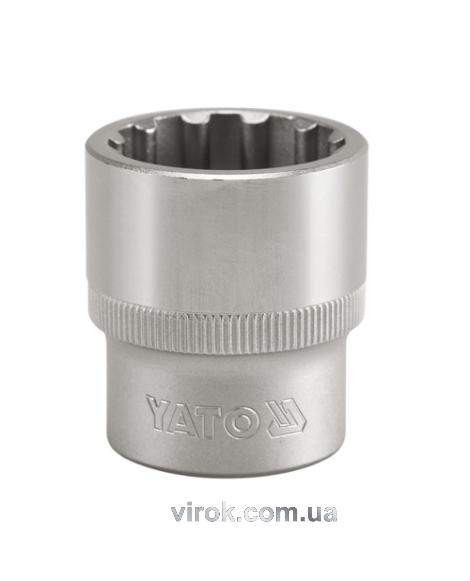 YATO Головка торцева YATO : квадрат 1/2", "Spline", M= 18 мм, L= 38 мм  | YT-1470