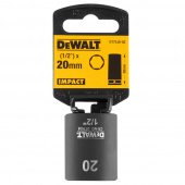 Головка торцева ударна "IMPACT" DeWALT, коротка, 1/2" х 20 мм, шестигранна | DT7538