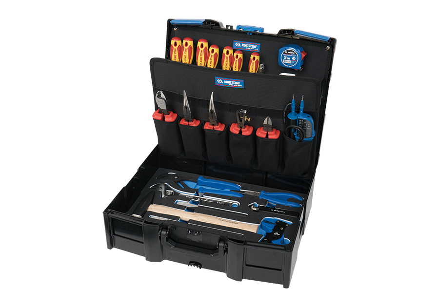 KING TONY Набор диэлектрического инструмента 37 предметов VDE | 9052-001MRV