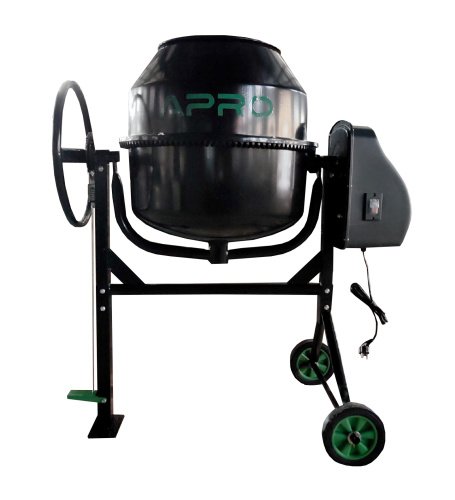 Бетономешалка СМ-160 28-30об/мин. 650Вт, 160л (венец из чугуна) APRO