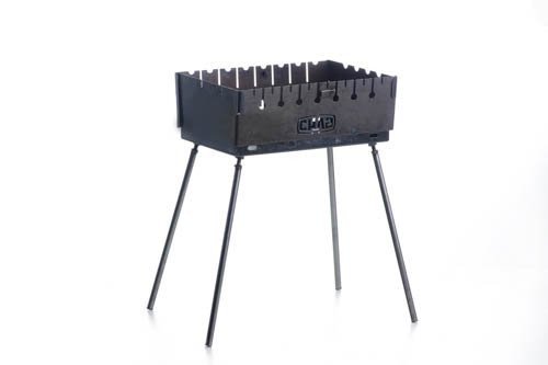 Мангал раскладной (кейс) толщина 2мм на 8 шампуров СИЛА