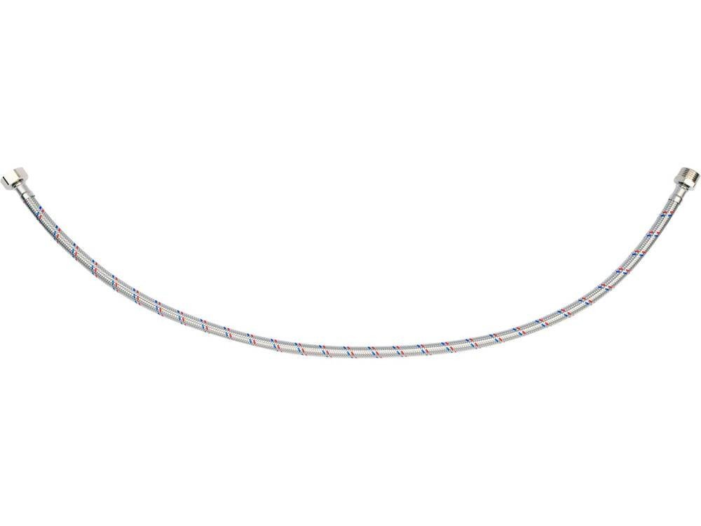 Шланг водопровідний з опліткою з нерж сталі FALA l= 800 мм, Ø= 8/12, з'єднання М-1/2" х F-1/2" 1 МПа