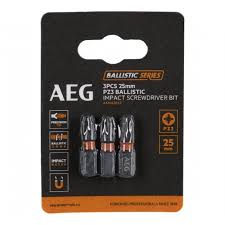 Біта ударна AEG AAK252PZ3, PZ3, 25мм (3шт)
