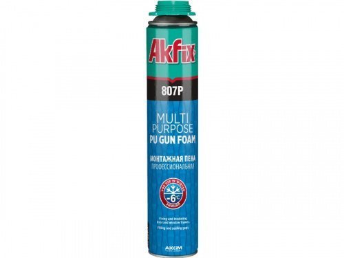 Пена профессиональная 807P (-6°) 750мл (зимняя) Akfix