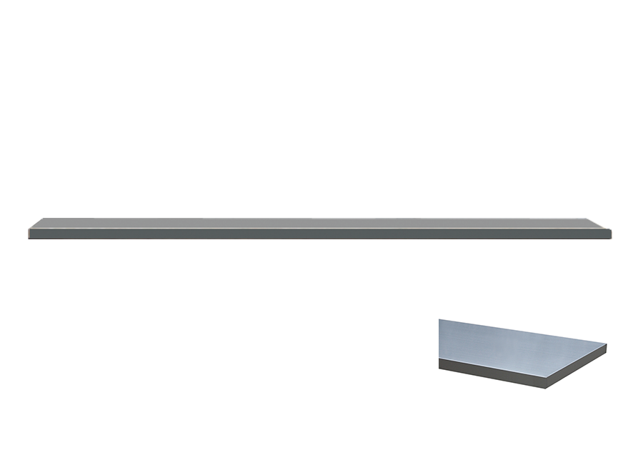 KING TONY Столешница из нержавеющей стали для тумбы 1360 x 465 x 38мм (на 2 модуля) | 87D11-08SA